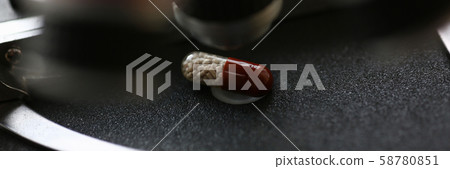 The head microscope on the background of The head microscope on the background of 58780851