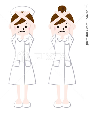 Nurse, gesture, gesture Nurse, gesture, gesture 58785080