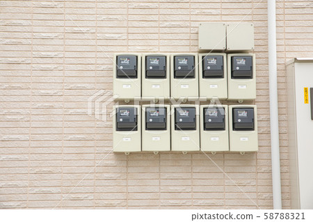 Gas meter / home / residential 58788321