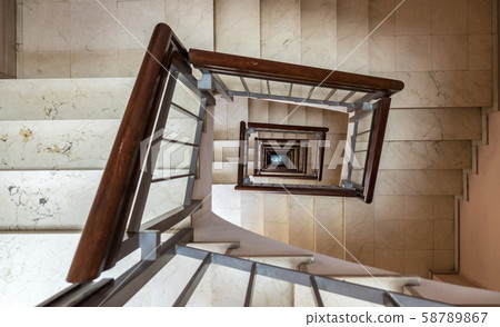 High angle view of staircases 58789867
