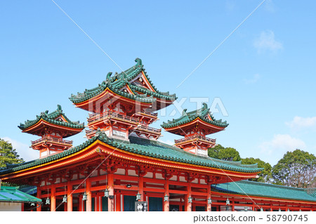 Heian Shrine White Tiger Tower Heian Shrine White Tiger Tower 58790745