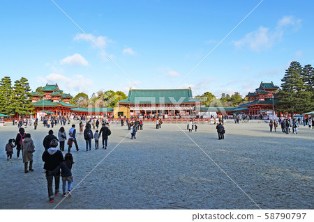 New Year's Heian Shrine New Year's Heian Shrine 58790797