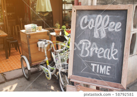 coffee Break time ,coffee shop 58792581