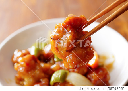 sweet and sour pork sweet and sour pork 58792661