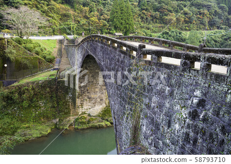 Symbolic spiritual bridge of Misato-cho, Kumamoto Prefecture Symbolic spiritual bridge of Misato-cho, Kumamoto Prefecture 58793710