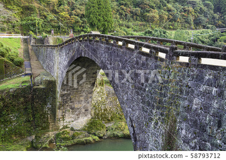 Symbolic spiritual bridge of Misato-cho, Kumamoto Prefecture Symbolic spiritual bridge of Misato-cho, Kumamoto Prefecture 58793712
