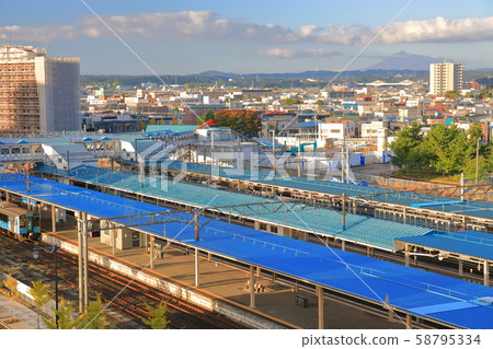 JR Aomori Station and Aomori city area 58795334