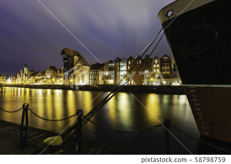 View of old town Gdansk, Poland with tenant View of old town Gdansk, Poland with tenant 58798759