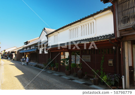 將東海道關東的城市景觀朝江戶方向走 將東海道關東的城市景觀朝江戶方向走 58798779