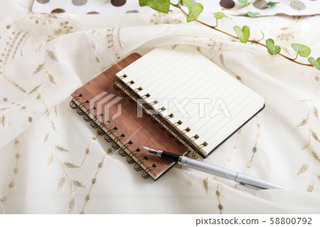 Notebook and pen 58800792