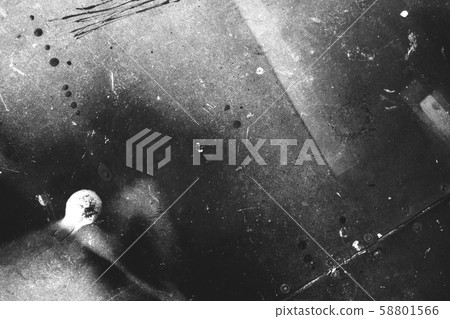 Photo of old scratched surface texture black and white colors Photo of old scratched surface texture black and white colors 58801566