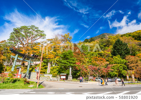 Tochigi Nikko Futara Shrine Around the entrance 58801920