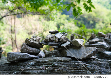 Stone pile creation 58802779