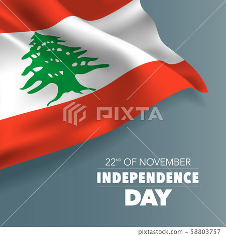 Lebanon independence day greeting card, banner, vector illustration Lebanon independence day greeting card, banner, vector illustration 58803757