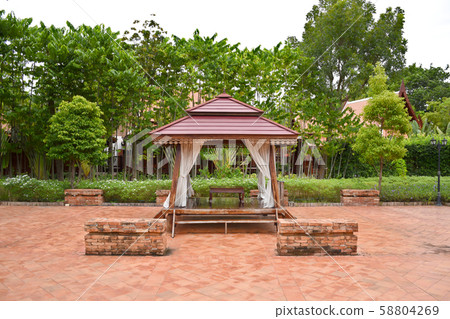 Mallika City R.E. 124 a heritage, retro-city reflecting the real past Siamese lifestyle in Kanchanaburi, Thailand 58804269