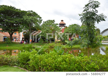 Mallika City R.E. 124 a heritage, retro-city reflecting the real past Siamese lifestyle in Kanchanaburi, Thailand Mallika City R.E. 124 a heritage, retro-city reflecting the real past Siamese lifestyle in Kanchanaburi, Thailand 58804277