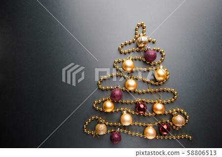 Christmas tree of balls Christmas tree of balls 58806513