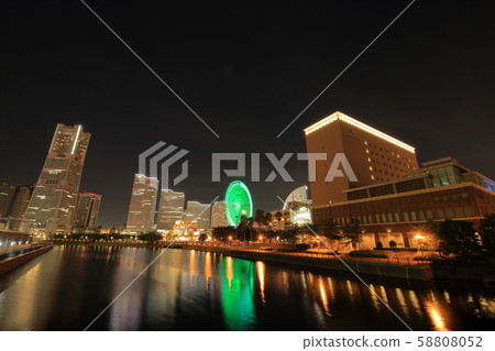 Minato Mirai night view (Japan / Kanagawa / Yokohama) 58808052