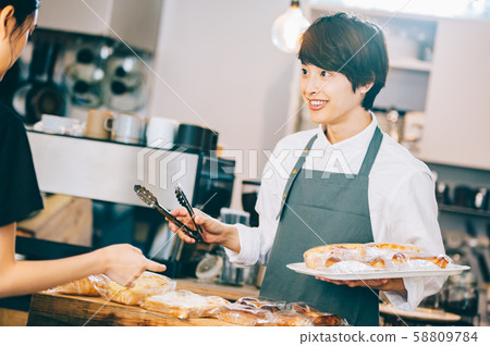 麵包店麵包店員工兼職工作 58809784