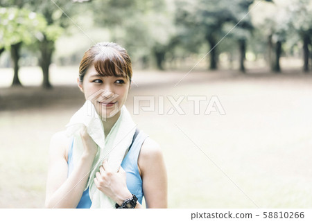 Female sports beauty Female sports beauty 58810266