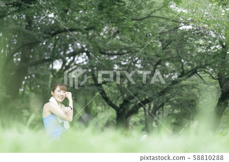 Women Sports Beauty Stretch 58810288