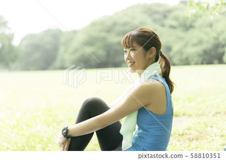 Female sports beauty Female sports beauty 58810351
