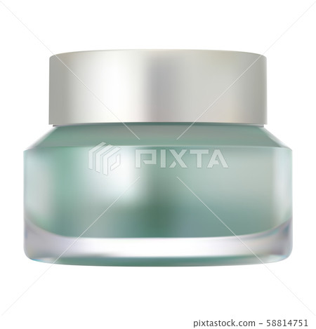 Download Glass Cream Jar Mockup Realistic Vector Container Stock Illustration 58814751 Pixta Yellowimages Mockups