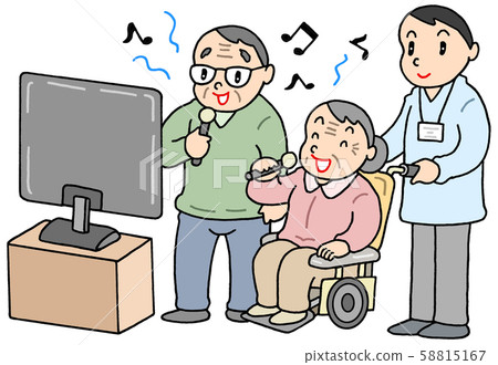 護理設施娛樂和卡拉OK比賽 護理設施娛樂和卡拉OK比賽 58815167