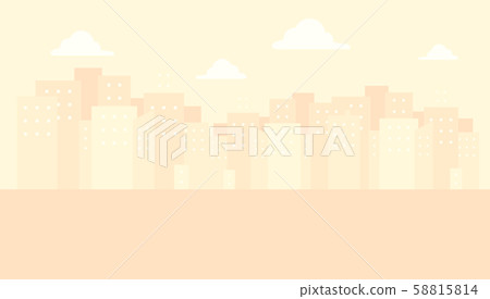 Pastel silhouette cityscape background. Minimal style. Pastel silhouette cityscape background. Minimal style. 58815814
