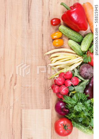 Vegetables containing minerals and vitamins Vegetables containing minerals and vitamins 58815945