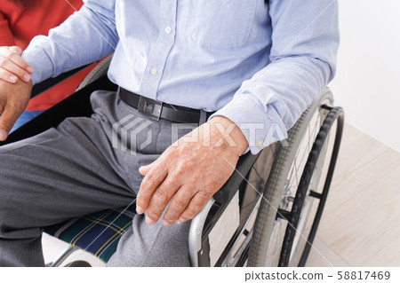 Women who care for the elderly 58817469