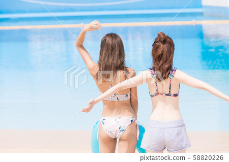 Pool female Pool female 58820226
