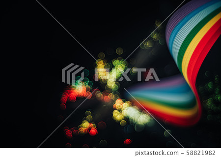 Beautiful abstract rainbow bridge and multi Beautiful abstract rainbow bridge and multi 58821982