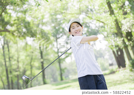 女子高爾夫 58822452