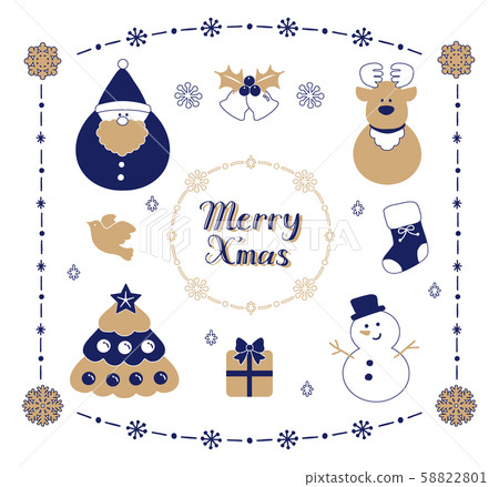 Christmas icon illustration 58822801