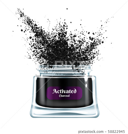 Cosmetics product with activated charcoal Cosmetics product with activated charcoal 58822945