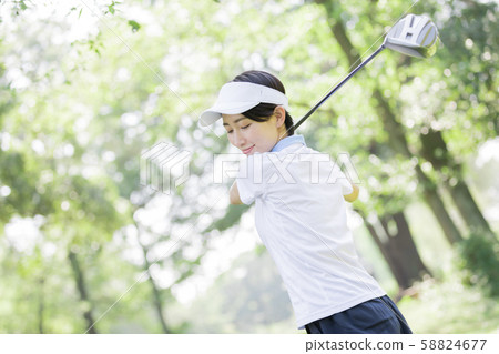 Woman golf Woman golf 58824677