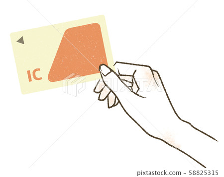 IC card-cashless-card payment 58825315
