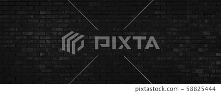 Dark brick interior wall Dark brick interior wall 58825444