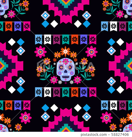 Skull pattern6 58827406