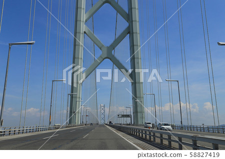 明石海峽大橋神戶淡路鳴門高速公路上線 明石海峽大橋神戶淡路鳴門高速公路上線 58827419