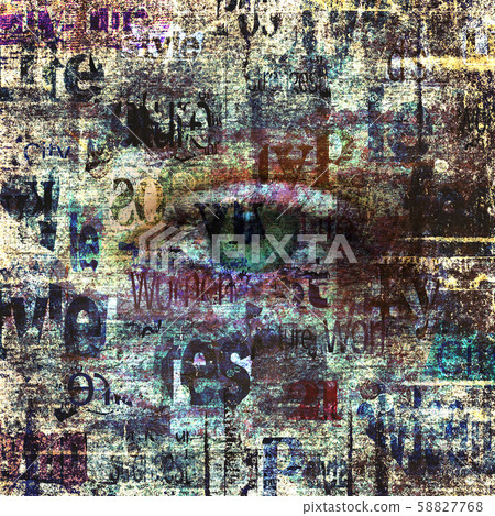 Contemporary art fashion grunge background. 58827768