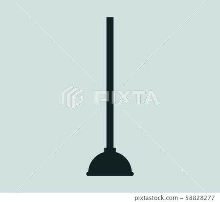 plunger icon 58828277