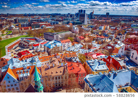 Old Tallinn view 58828656