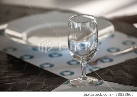 Table set in restaurant Table set in restaurant 58828663