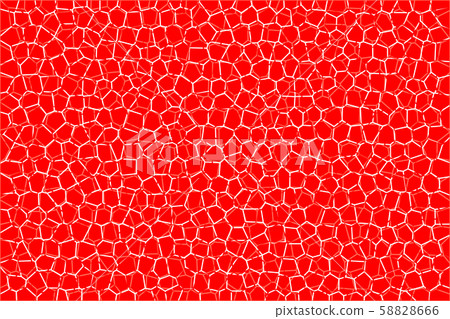 Abstract mosaic tile texture. White cells on red background. Geometric polygon shapes grid pattern. Abstract mosaic tile texture. White cells on red background. Geometric polygon shapes grid pattern. 58828666