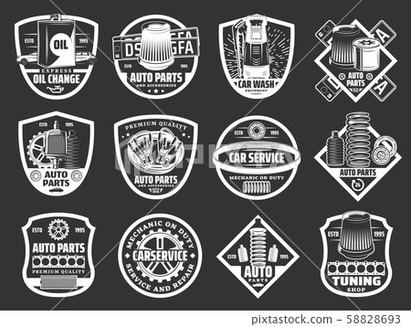 Car mechanic service station, spare parts 58828693