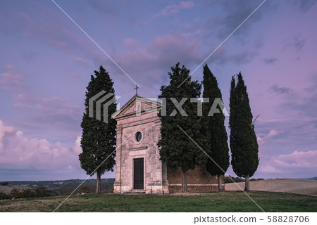 Vitaleta chapel in Tuscany Vitaleta chapel in Tuscany 58828706