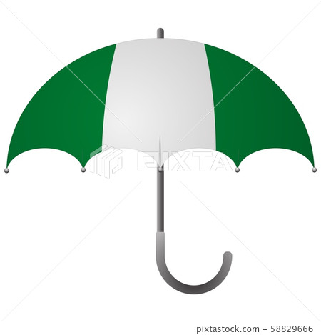 Nigeria flag umbrella Nigeria flag umbrella 58829666