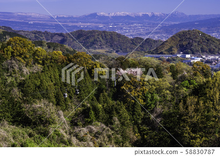 (靜岡)伊豆之國全景公園索道和高田平原 (靜岡)伊豆之國全景公園索道和高田平原 58830787